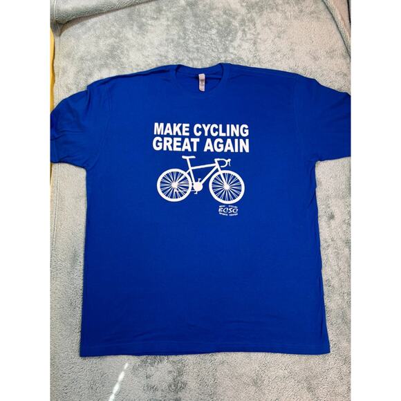 Next Level Apparel Other - Next Level Make Cycling Great Again Blue T-shirt Size US UK (2XL)